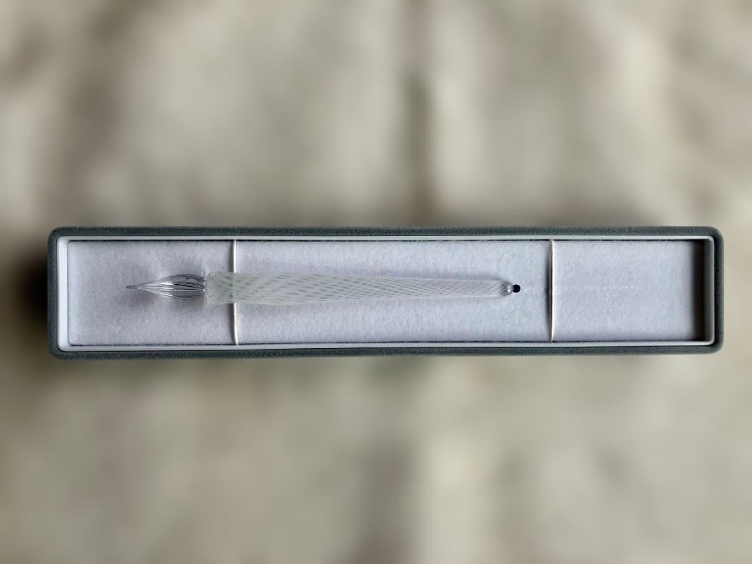 shoko yamazakiガラスペン 雪柳　専用ケース付き