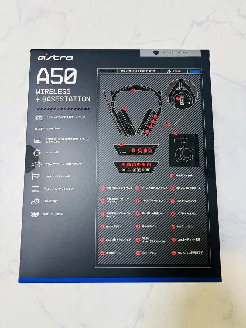 【新品未開封】ASTRO ヘッドセット A50 + ベースステーション