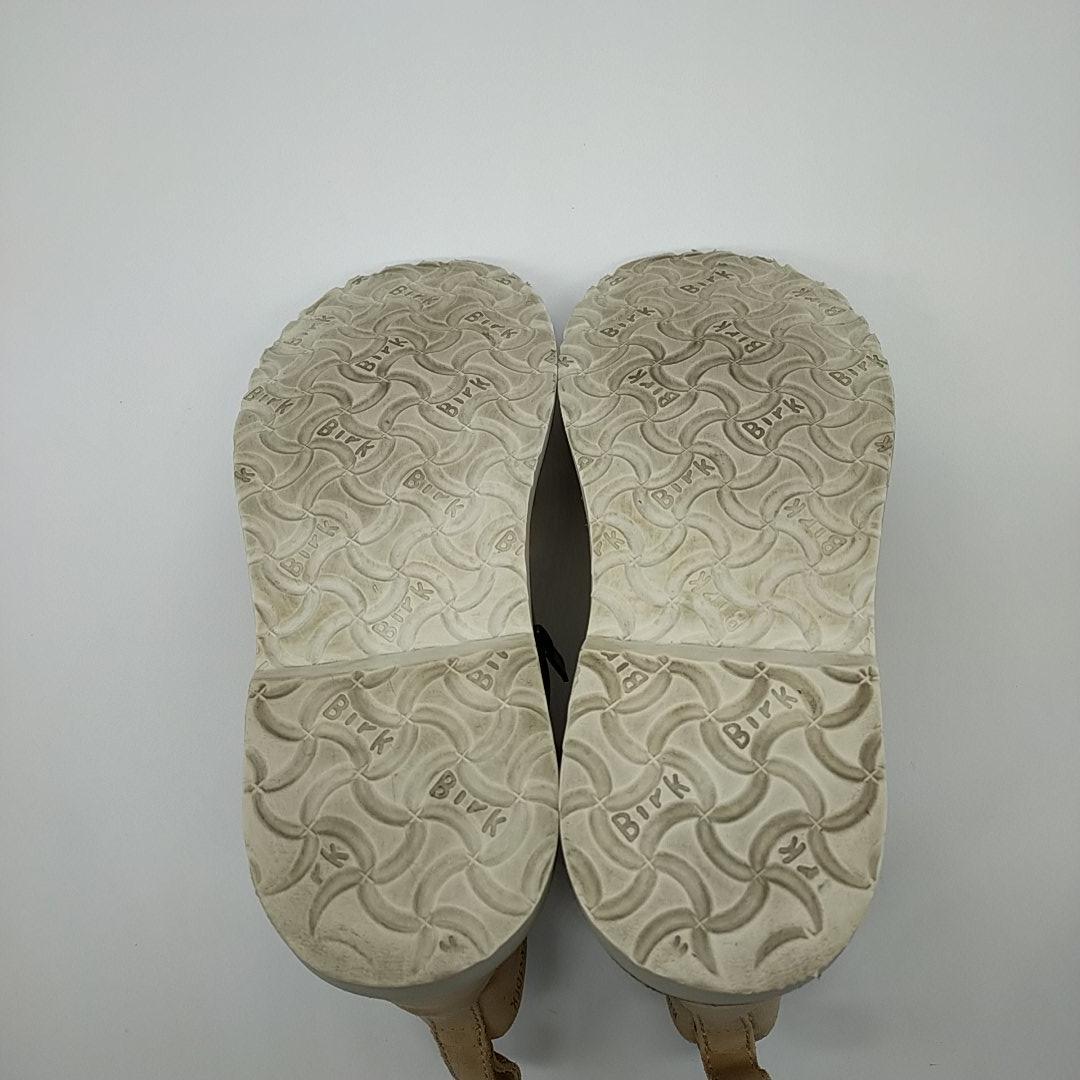 美品　ビルケンシュトック　メルローズ　サイドジップ　ブーツ　ベージュ　24.5