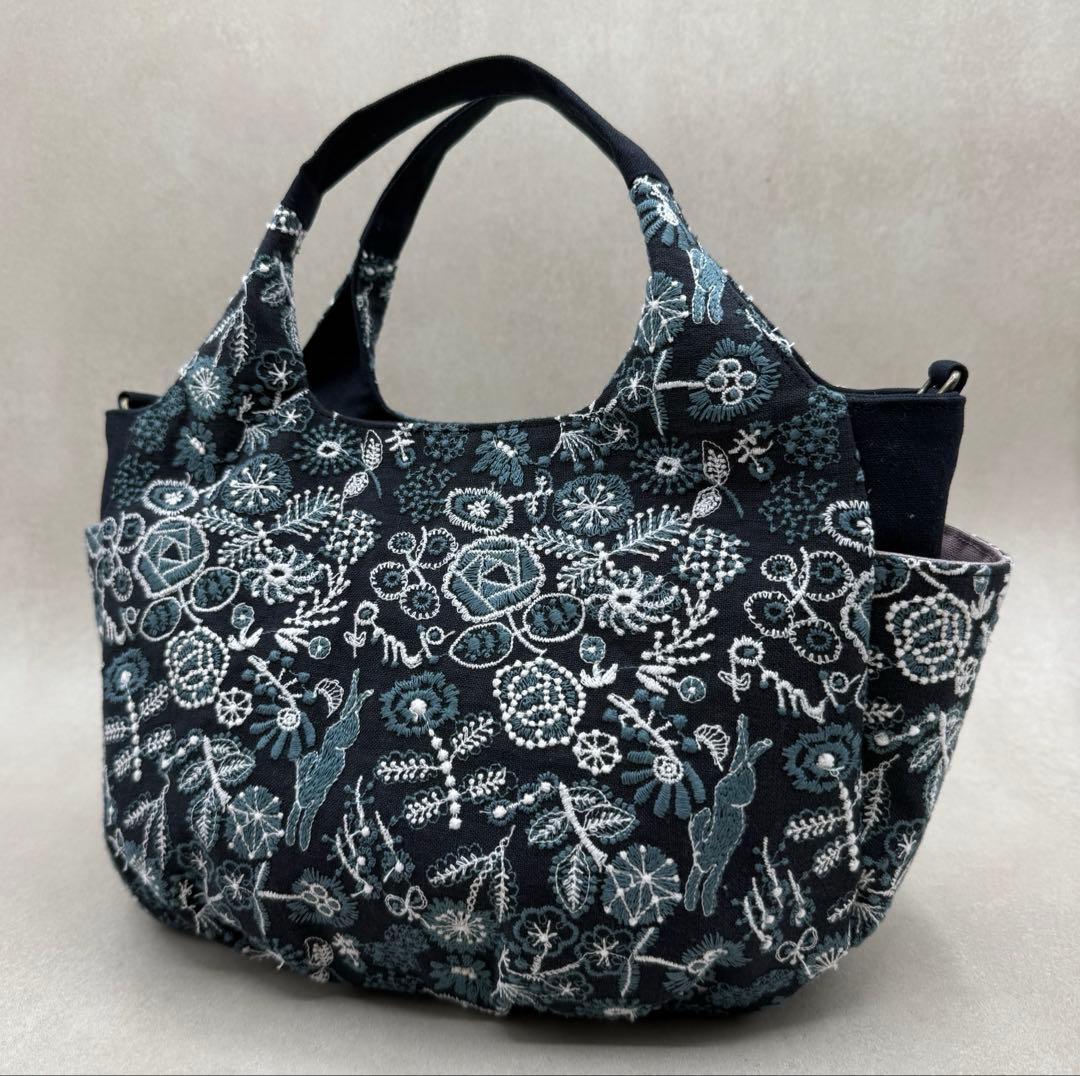 ミナペルホネン celebrate ハンドメイドバッグ 1129Ⓐ