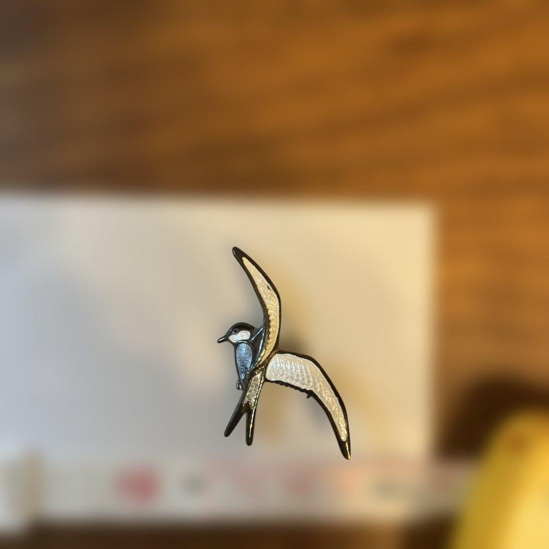 デヴィッドアンデルセン　青い鳥　ブローチ