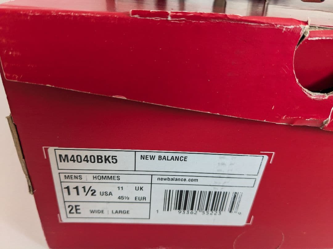 新品 US New Balance M4040BK5 野球スパイク 29.5cm