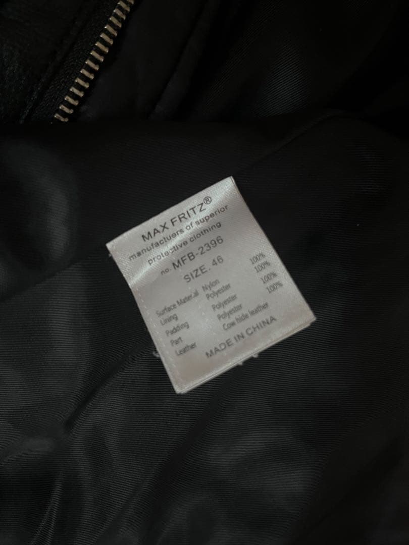 マックスフリッツ　インサイドウォームブルゾン　46 ブラック