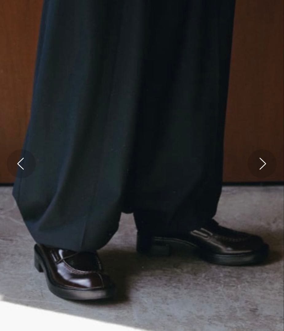 ETRE TOKYO 完売 ボリュームソールローファー ブラウン 未使用