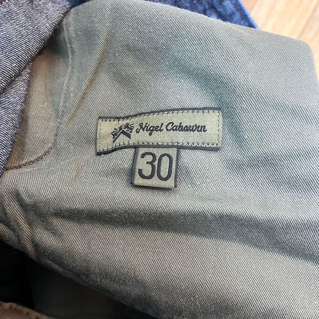 希少　ナイジェルケーボン　ブリティッシュアーミーパンツ　デニム　日本製　W30