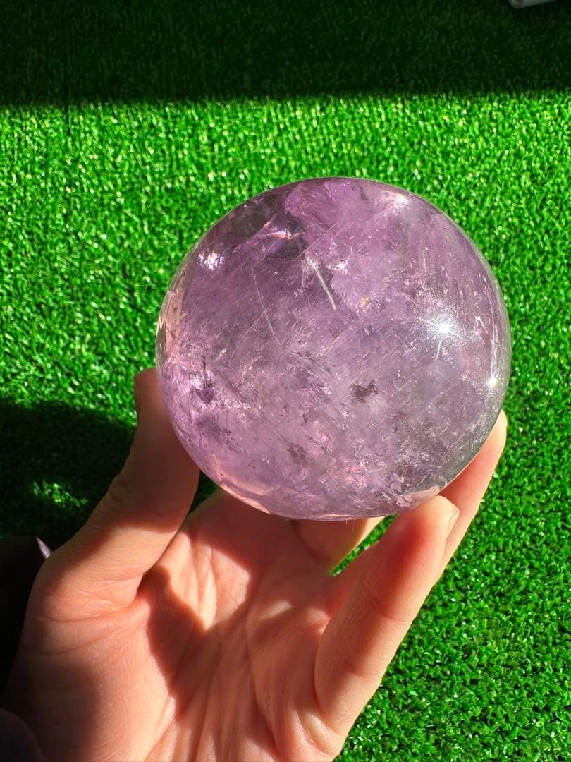 アメジスト スフィア（天然石） 506g