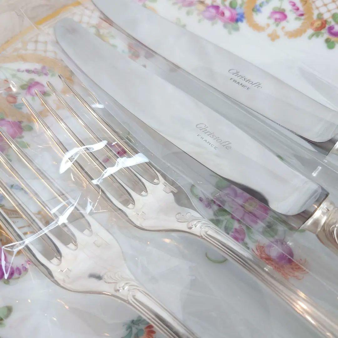 クリストフル　マルリー　テーブルナイフ　　ヴィンテージ　2本組