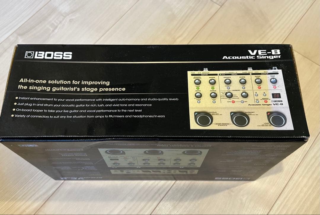 よっしー、BOSS Acoustic VE-8 本体 ACアダプター付き