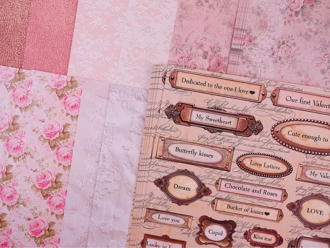 新作全部set♡130枚　A4デザインペーパー＆コラージュシート　ジャーナル