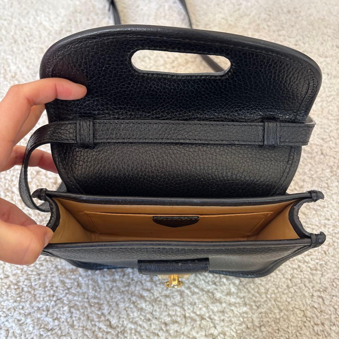 CELINE　リングガンチーニ　レザーショルダーバッグ