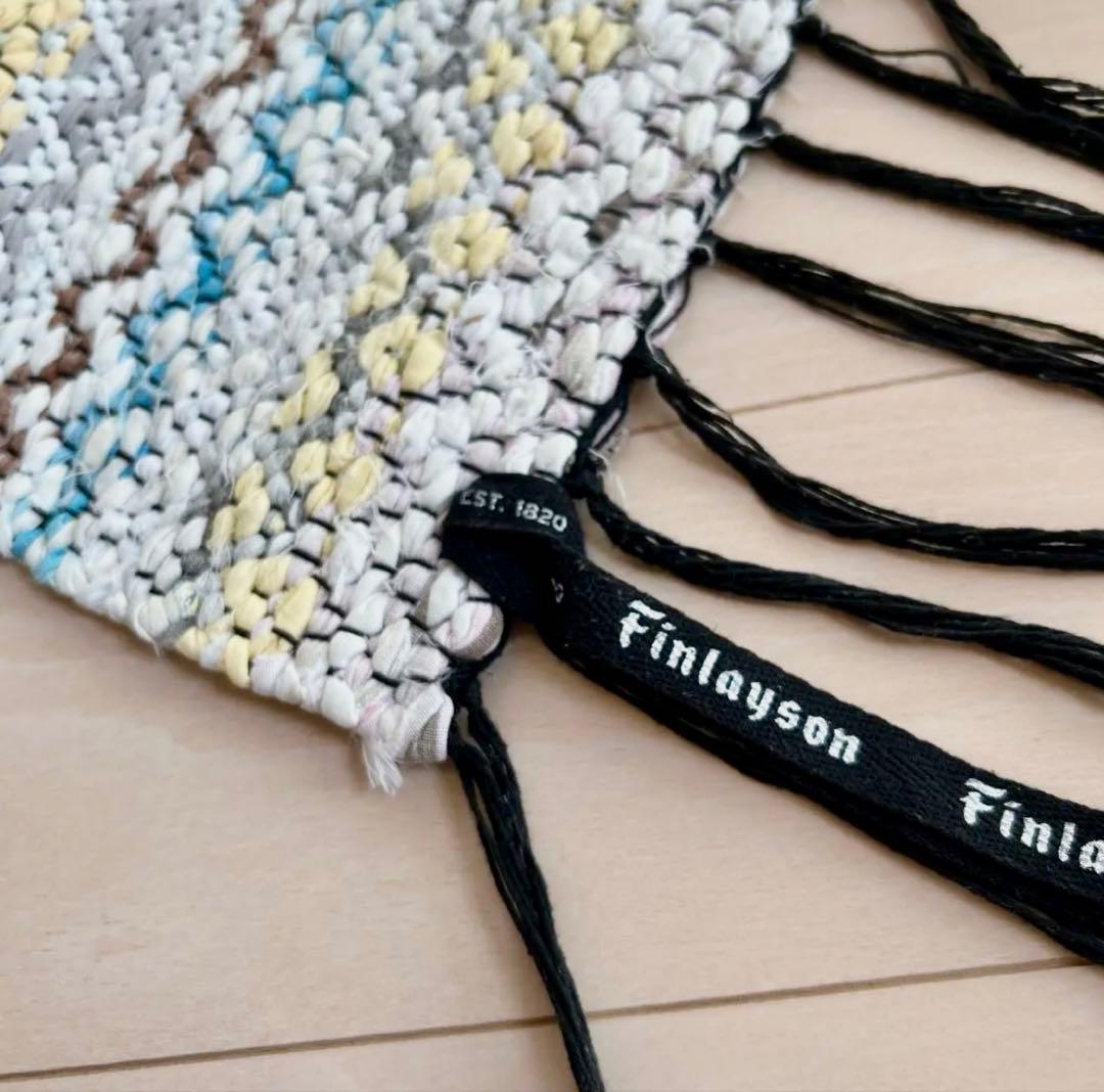 フィンランド　トラースマッタ　裂き織り