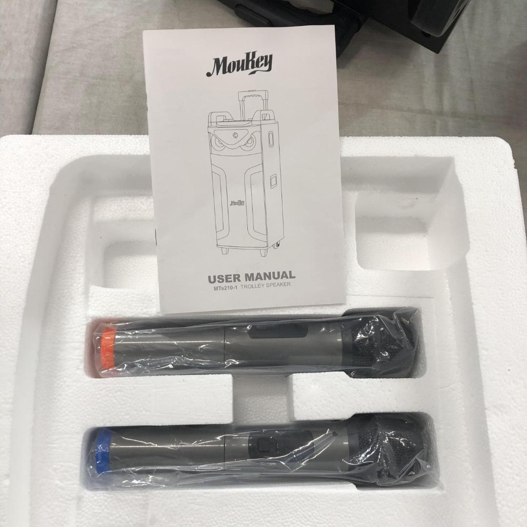 p*e様 未使用　Moukey カラオケスピーカーセット MTS210-1