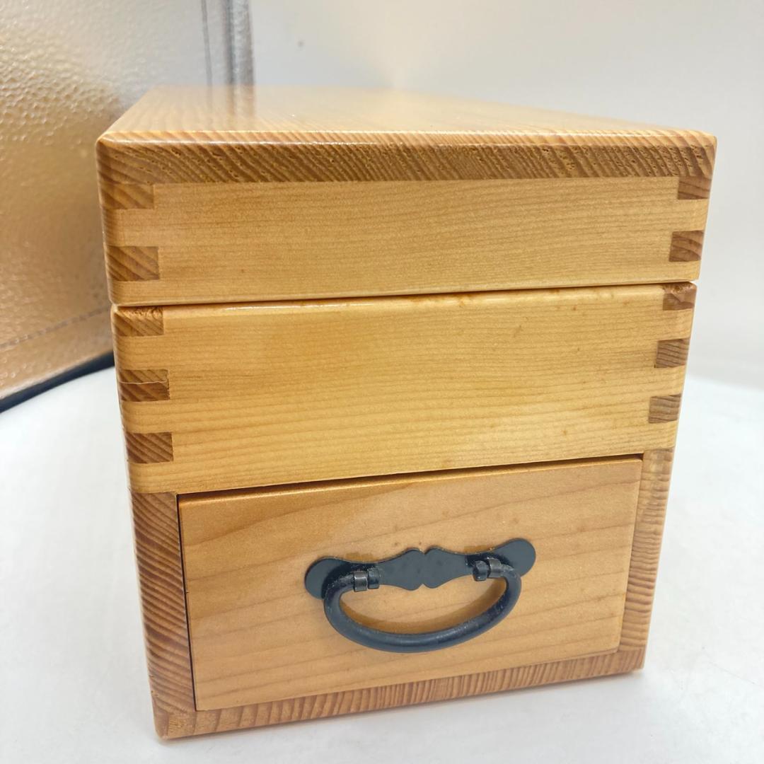 ▼日本製 匠 木製　かつお節削り器 　引出し付き