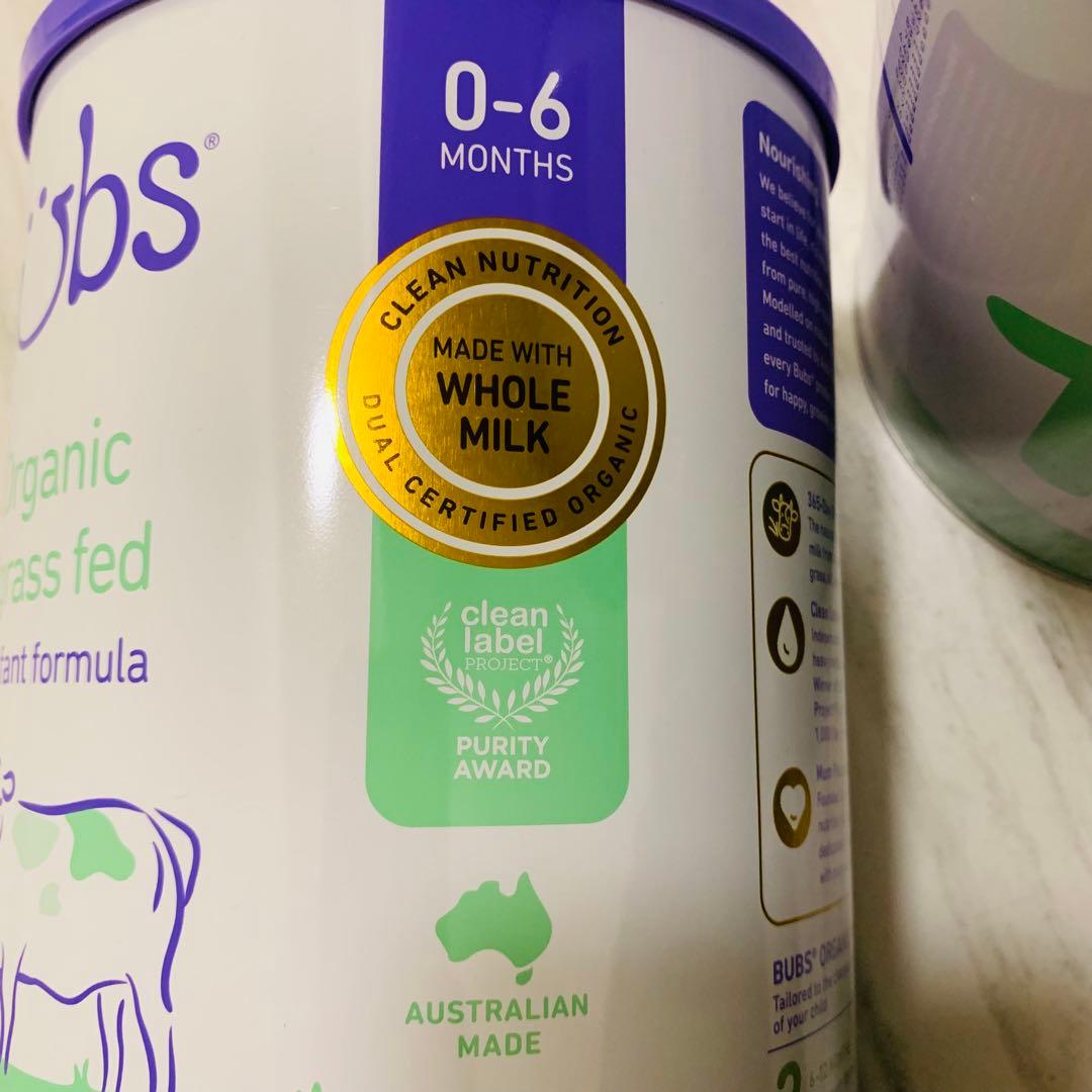 専用⭐︎【New缶】Bubs バブズ牛の粉ミルクス テップ1(0ヶ月〜6ヶ月)4缶