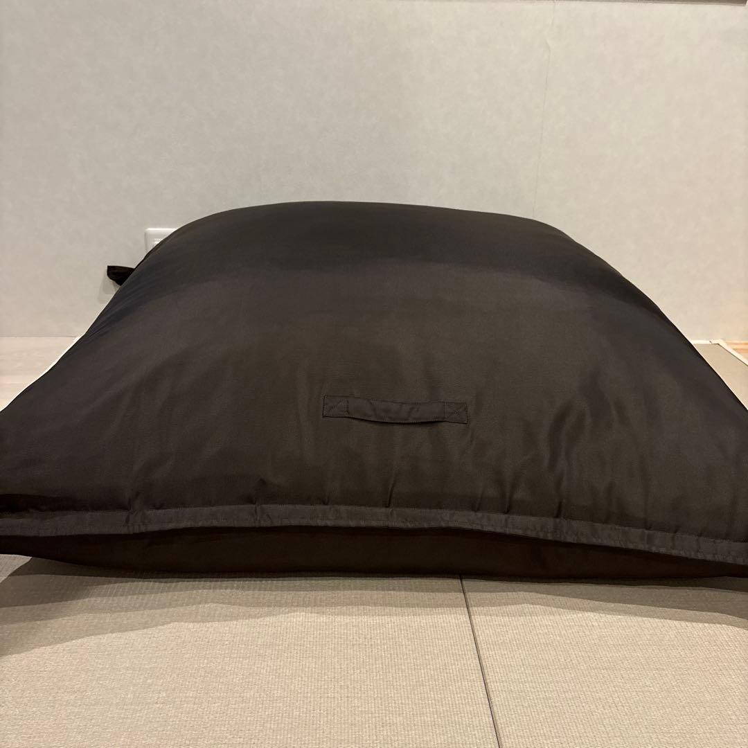 無印　良品計画　BIGクッション　濃ブラウン