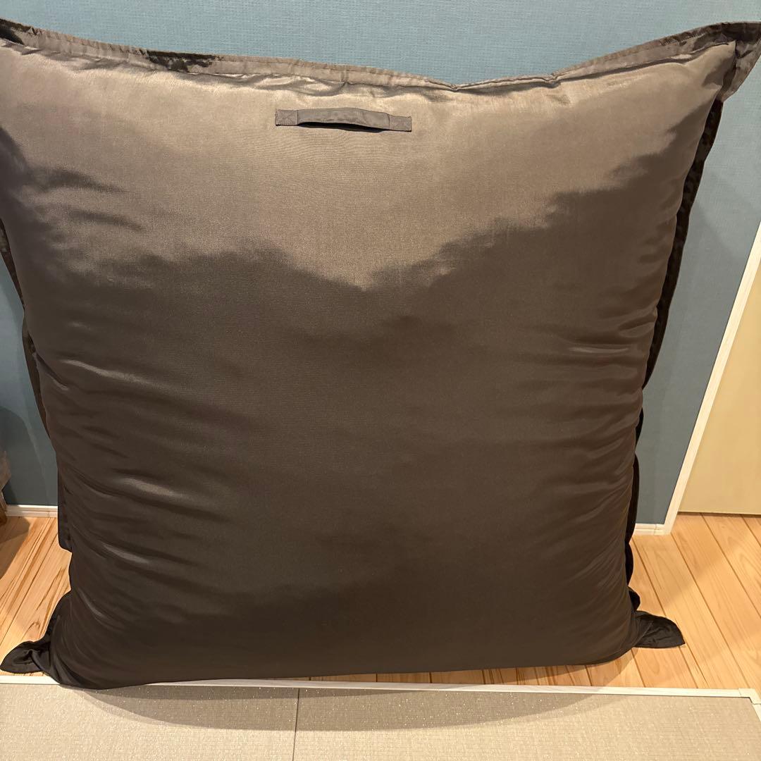 無印　良品計画　BIGクッション　濃ブラウン