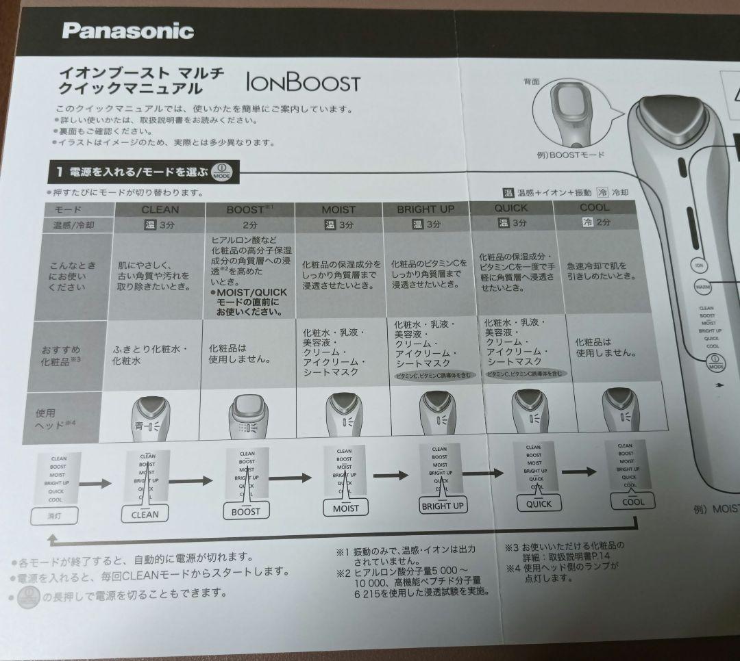 Panasonic IonBoost EH-ST0A 美顔器