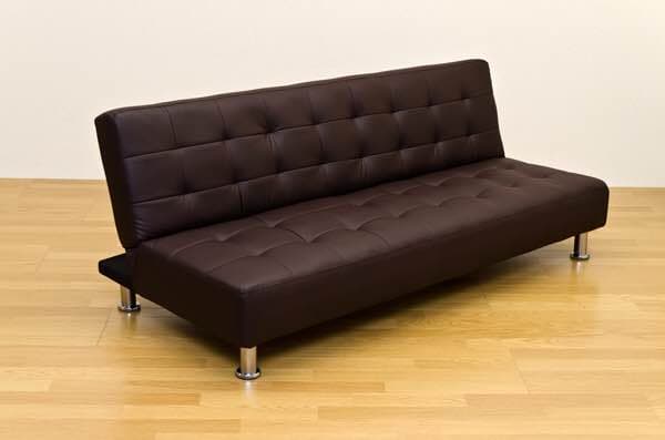 【おすすめ】コンパクトソファベッド　BK/BR/IV