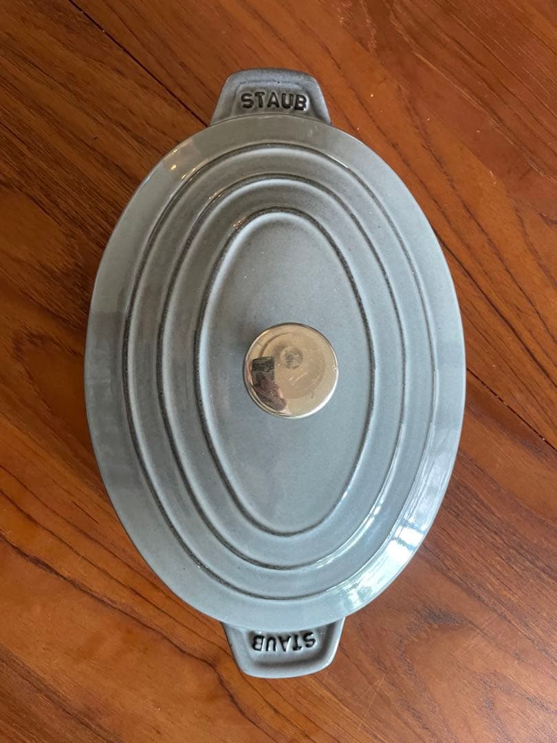 【美品】STAUB ピコココット オーバル 23cm ホットプレート