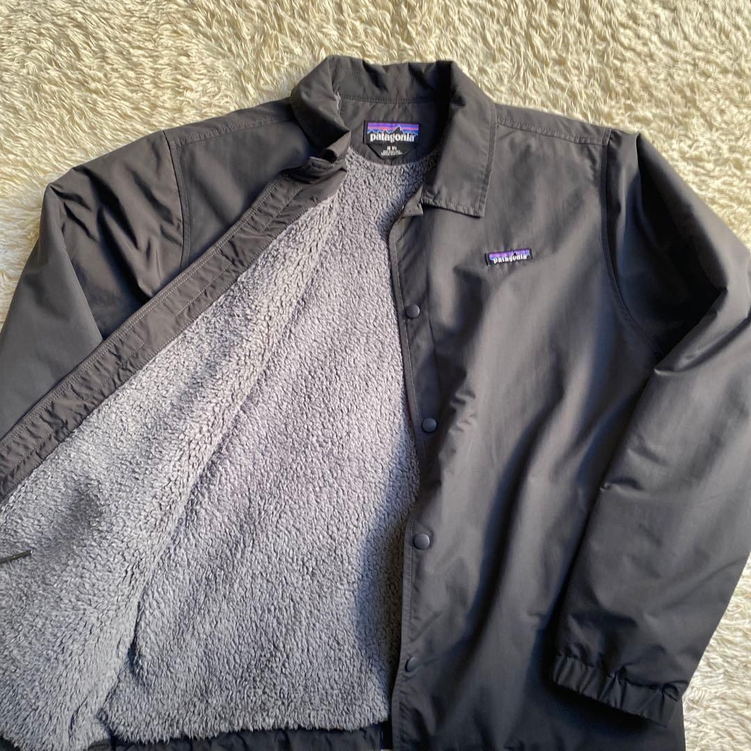 【美品】パタゴニア イスマス コーチジャケット Mサイズ ブラック 黒 ボア