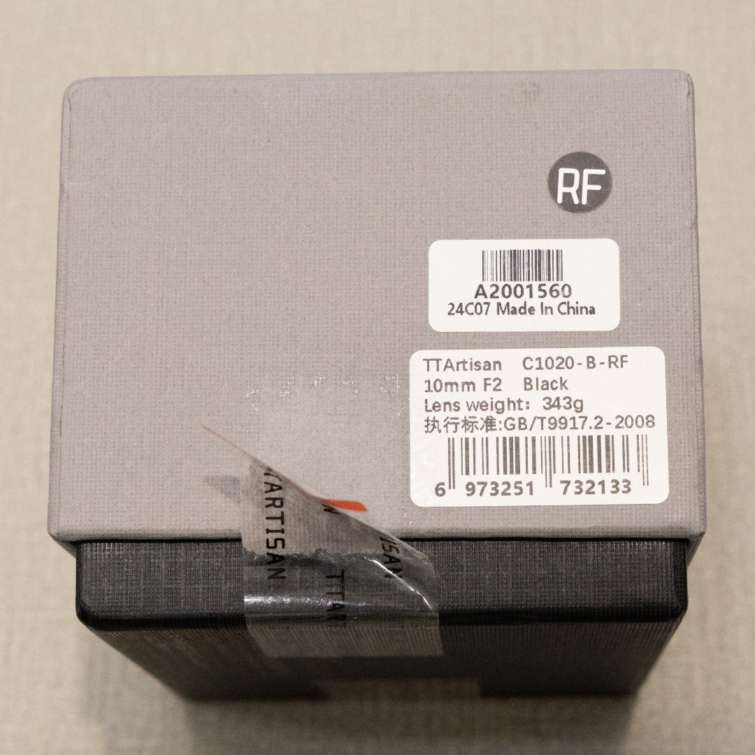 TTArtisan 10mm f/2 C ASPH. RFマウント APS-C