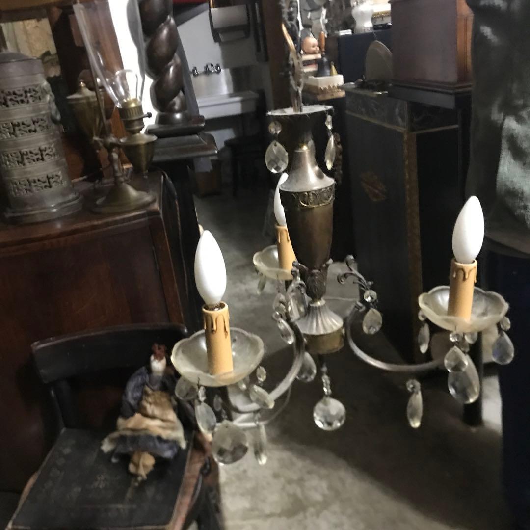 アンティーク フランス シャンデリア 3灯