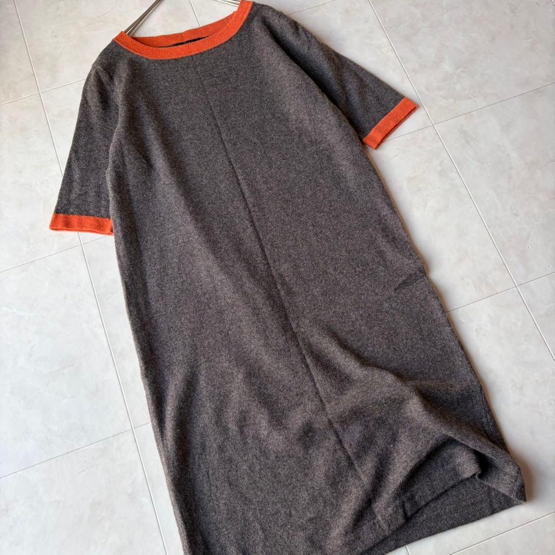 美品 ダーマコレクション カシミヤ100% 3点 アンサンブル バイカラー M