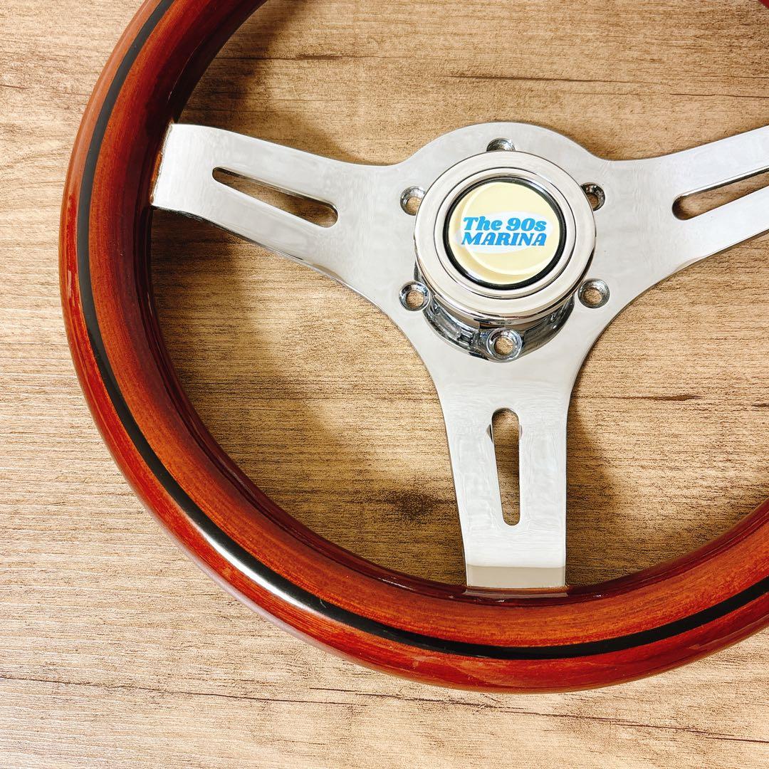 ウッドハンドル　ウッドステアリング　小径　29Φ USDM 旧車　アメリカン