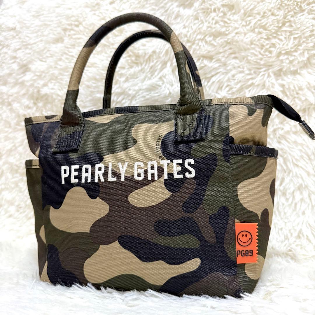 PEARLY GATES 迷彩 カモフラ カートバッグ トートバッグ ゴルフ用品