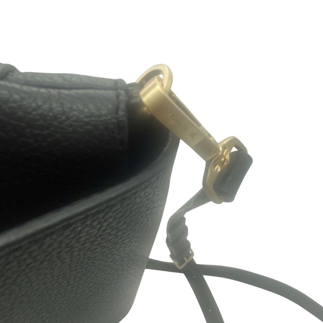 【極美品】 アニエスベー ショルダーバッグ ゴールド金具 レザー