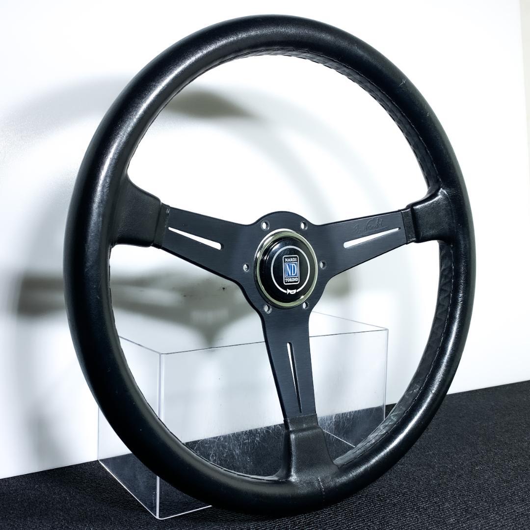 ナルディ クラシック ブラックスポーク ステアリング 良品 36.5Φ 正規