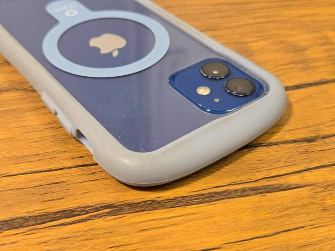 iPhone 12 64GB　ブルー　液晶化 バッテリー100％　iFaceつき