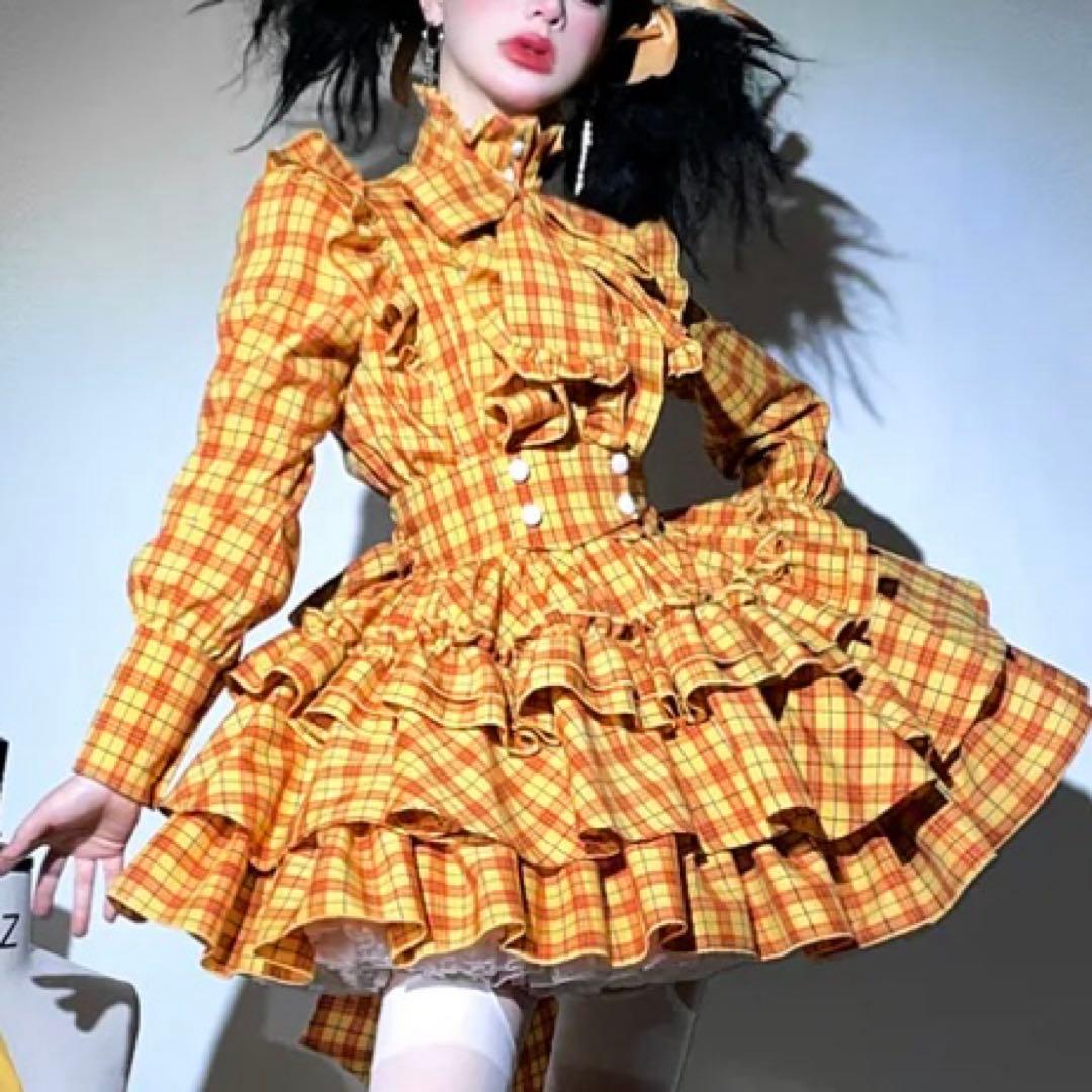 CATCOCOONクラシカルドール セットアップ　コスプレ　イエロー