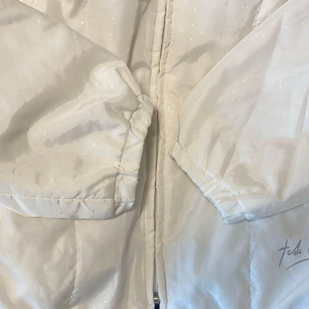 カステルバジャック ゴルフ 中綿ジャケット　パンツ セットアップ 白 M 防寒