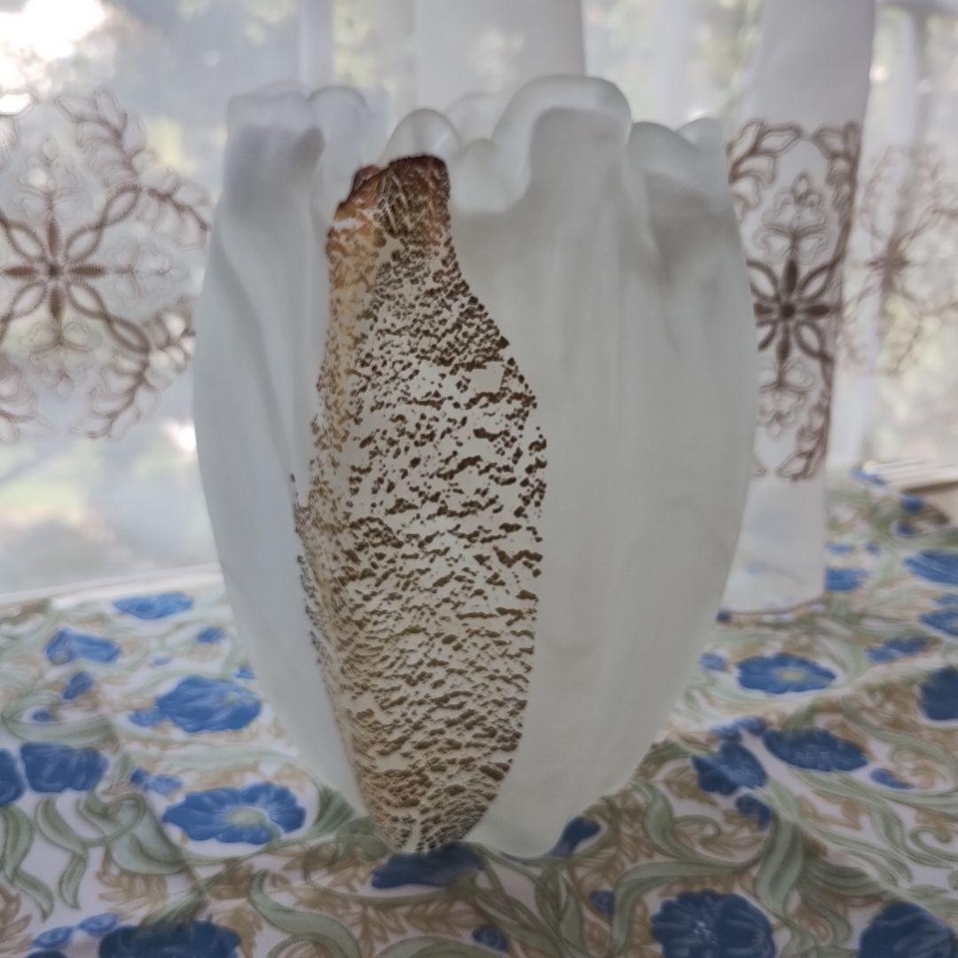 岩田糸子さんの花瓶2点おまとめ（初霞、初見）