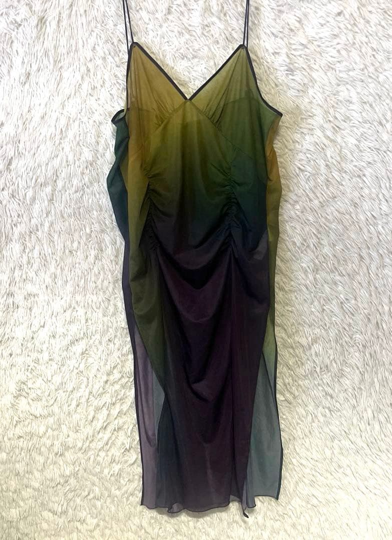 トップス Ameri MEDI GRADIENT SHEER SET TOP M