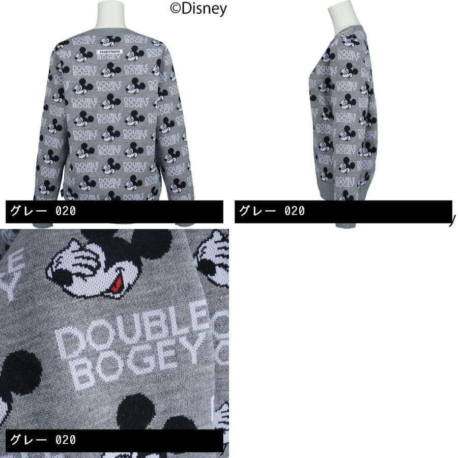 新品サイズ1　パーリーゲイツ　ミッキーセーター