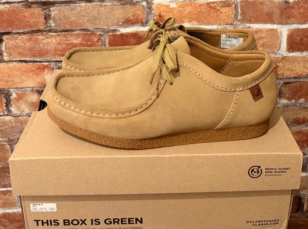 Clarks ベージュ モカシン 靴