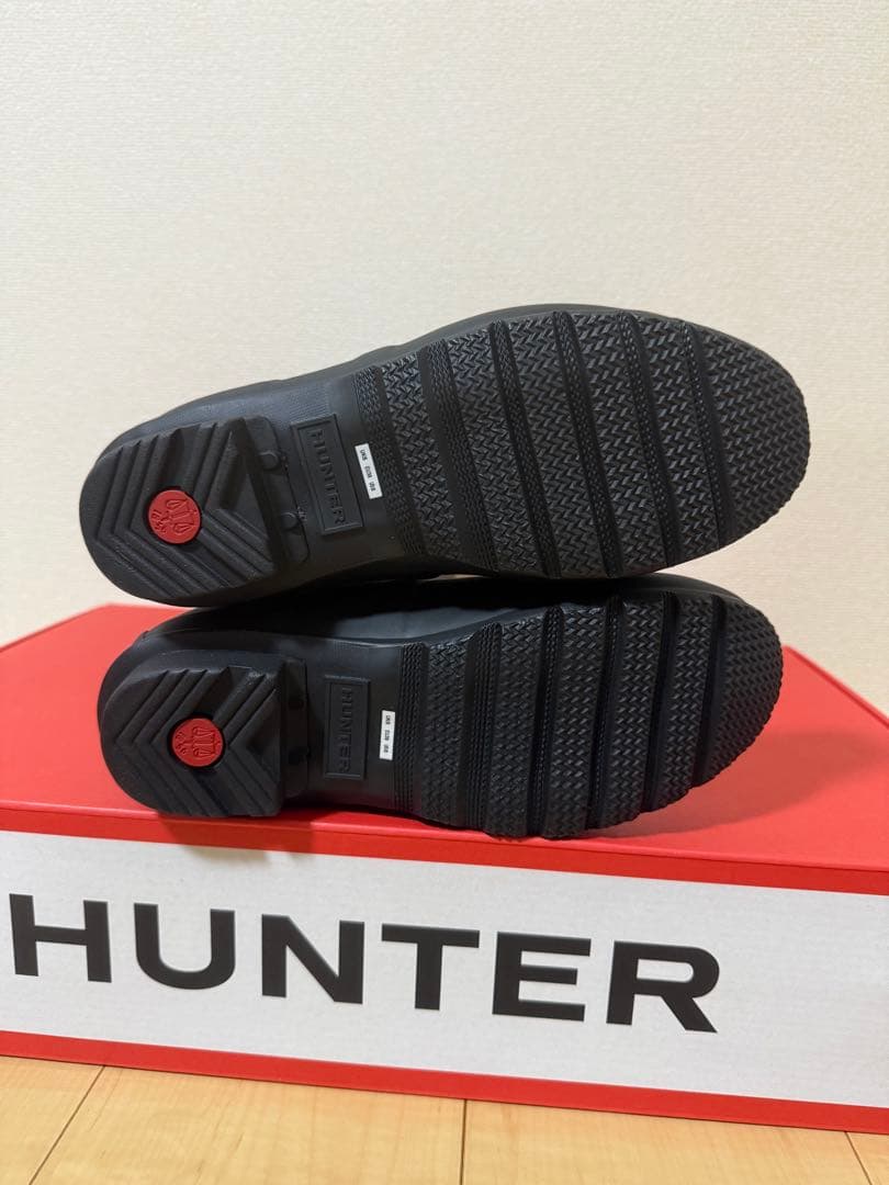 HUNTER ブラック 長靴 25cm UK6 新品・未使用