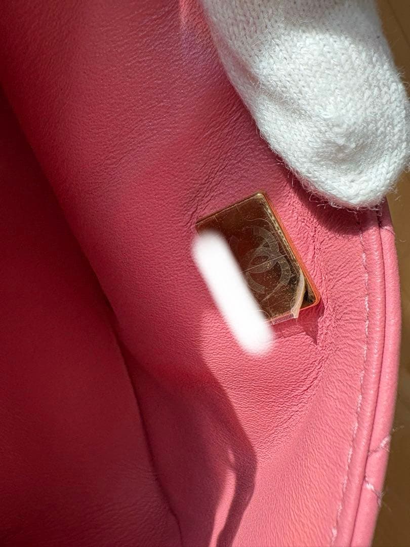 ジ*ー様 極美品 CHANEL ミニマトラッセ ベイビーピンク