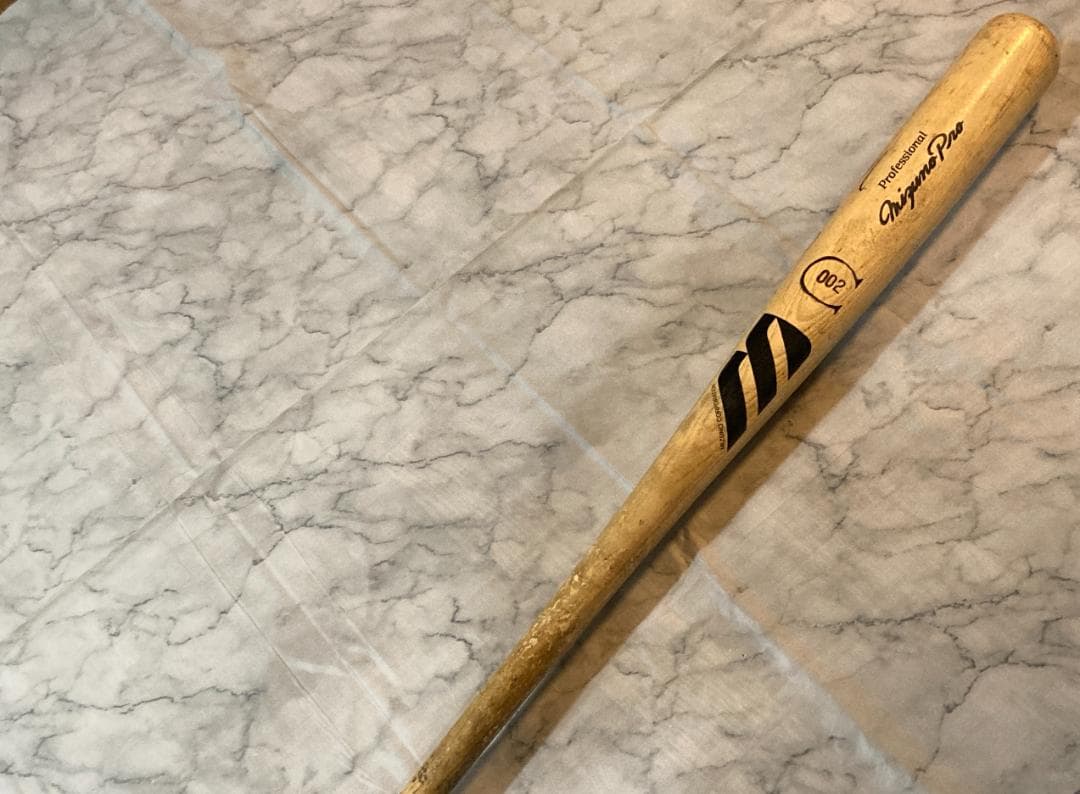 中村武志 実使用バット 直筆サイン入り