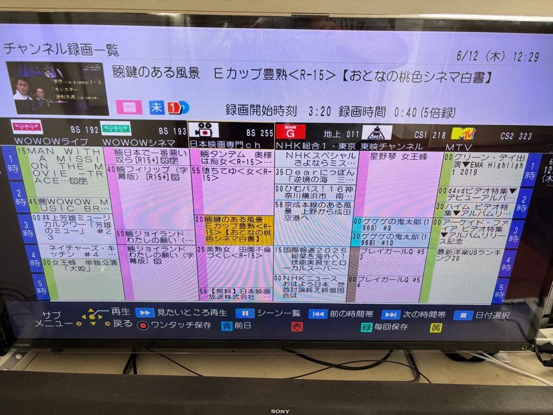 【完動品】DMR-BRX2020 2TB パナソニック全自動DIGAレコーダー