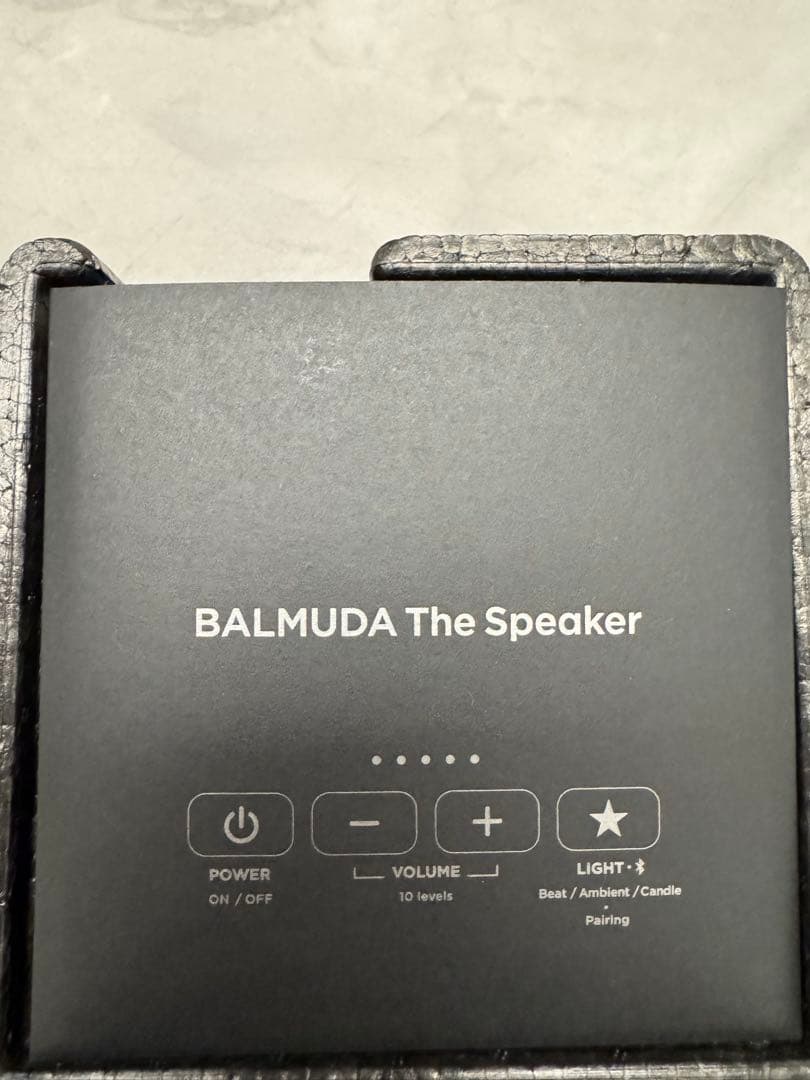 【美品】BALMUDA The Speaker ブラック