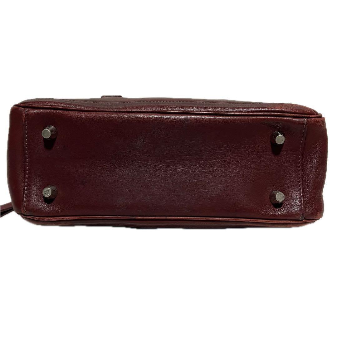 オールドコーチ ハンドバッグ レザー ボルドー ヴィンテージ COACH B94