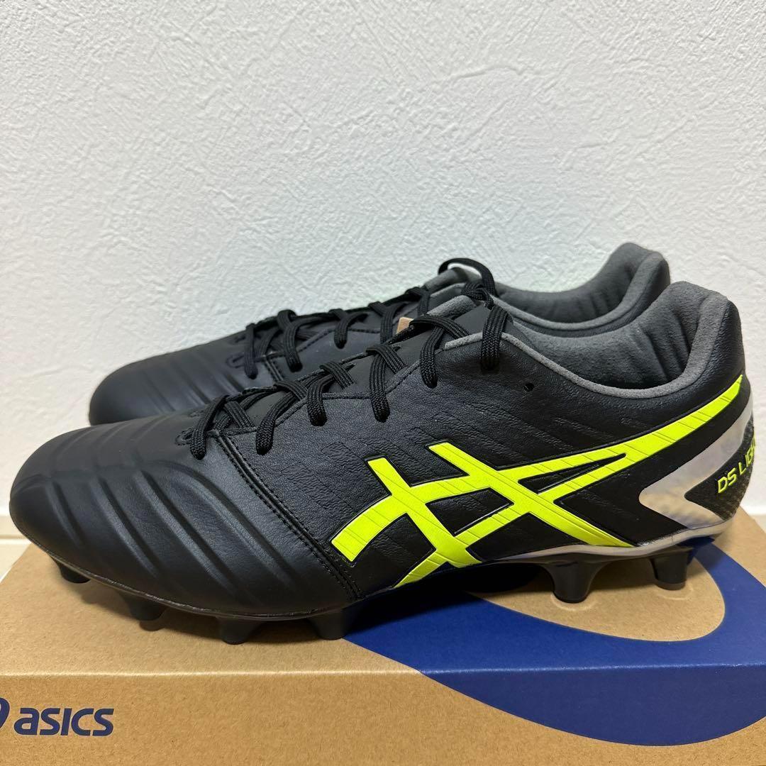 新品　asics DS LIGHT WIDE サッカー　スパイク　黒　27.5