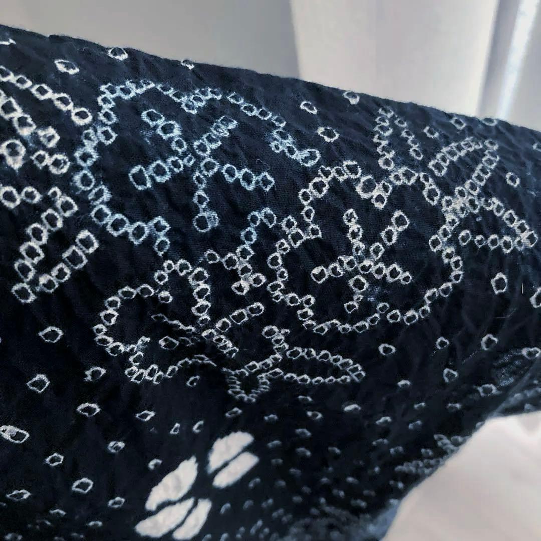 浦島太郎 やまと誂　有松絞り浴衣　手縫い　上質　No.2-w-18