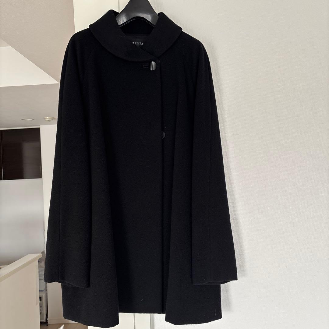 一度のみ着用ハーフコート東京ソワール　SOIR PERLE／ソワール ペルル