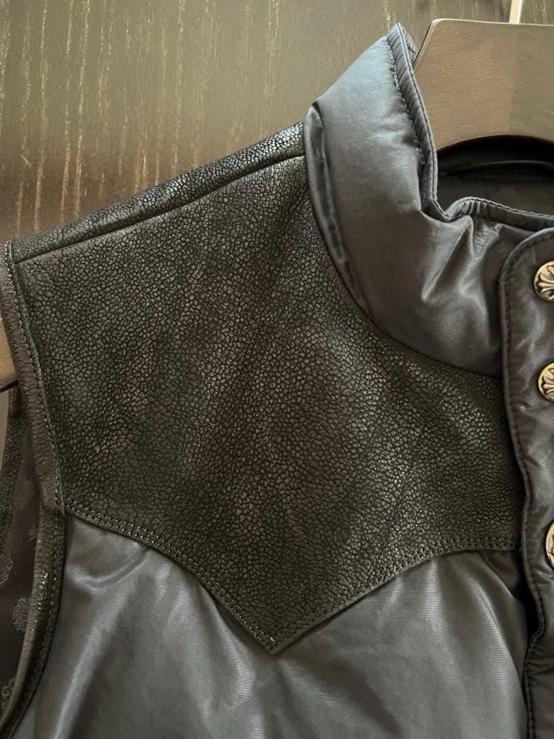 CHROME HEARTS PUFFY WSTRN クロムハーツ　ダウンベスト
