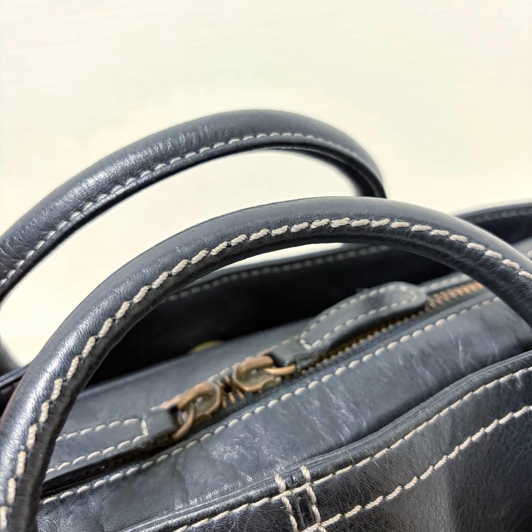 【美品】土屋鞄　プロータ　2wayビジネスバッグ　防水　3室　A4　レザー　黒