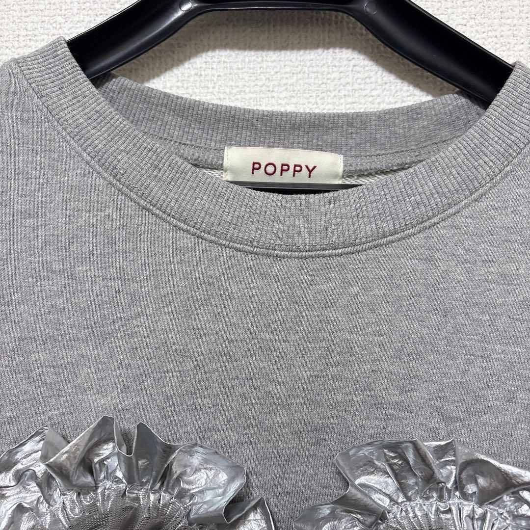 トップス POPPY HEART TULLE SWEATSHIRT